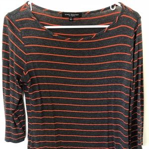 3/4 Length Soft Stripe Top